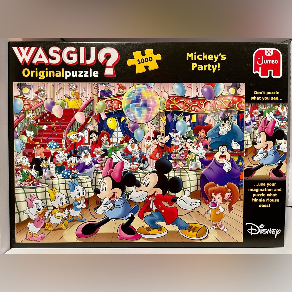 Wasgij Original Disney 'Mickey's Party' 1000-piece jigsaw puzzle NEW & SEALED
